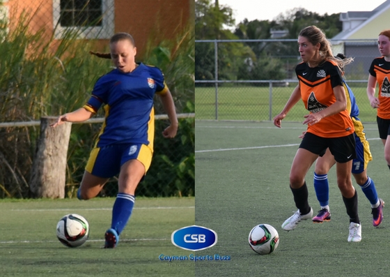 Jetena Bodden (Scholars) and Carly Dingham (Sunset) scored in the draw. (FILE)